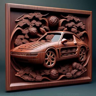 3D модель Porsche 924 (STL)